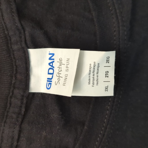 2XL Unisex Math Is Easy Black Tshirt - Picture 3 of 4